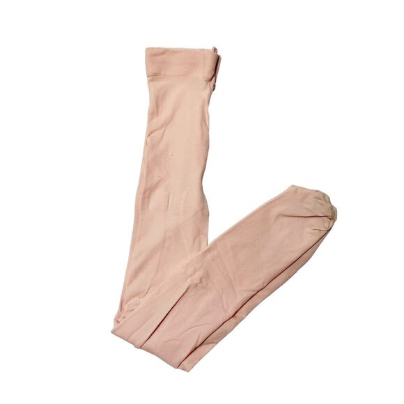 Solid Pink Dance Tights Size 4-6 - Picture 1 of 8